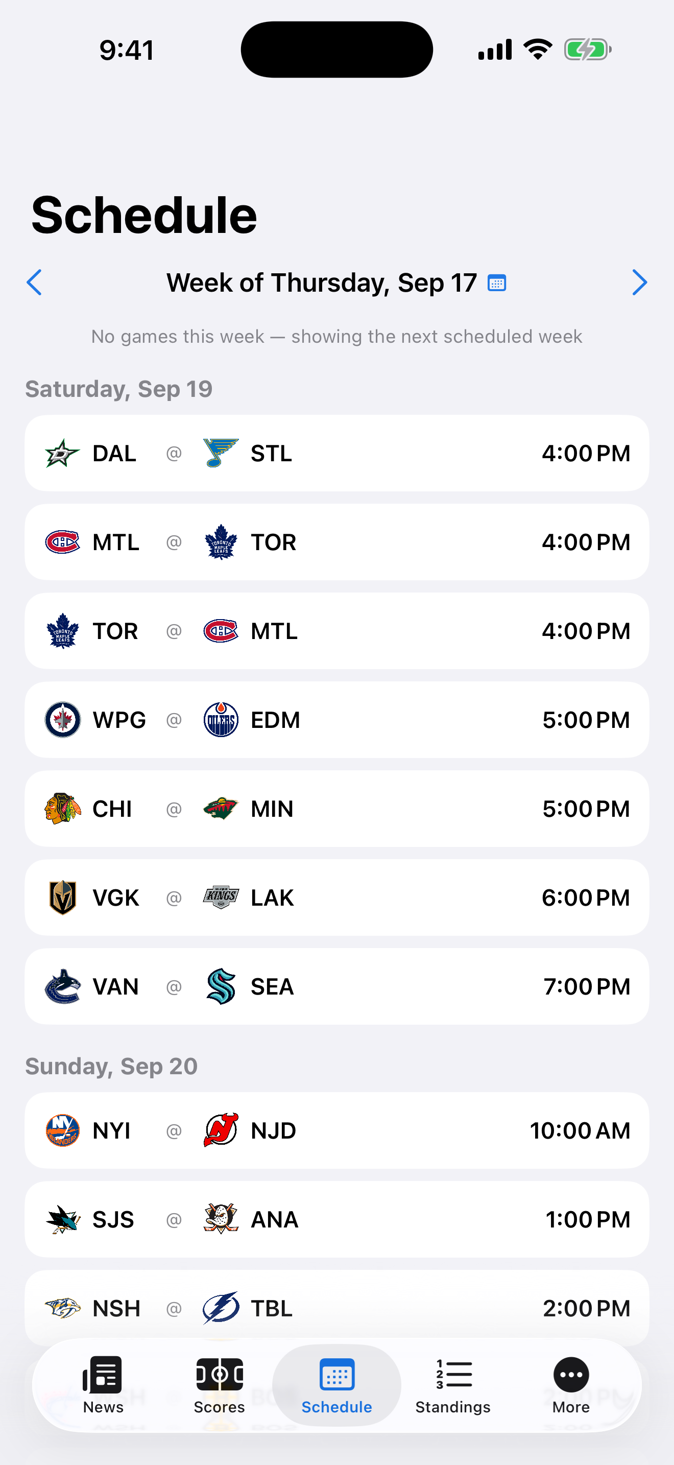 Center Ice screenshot
