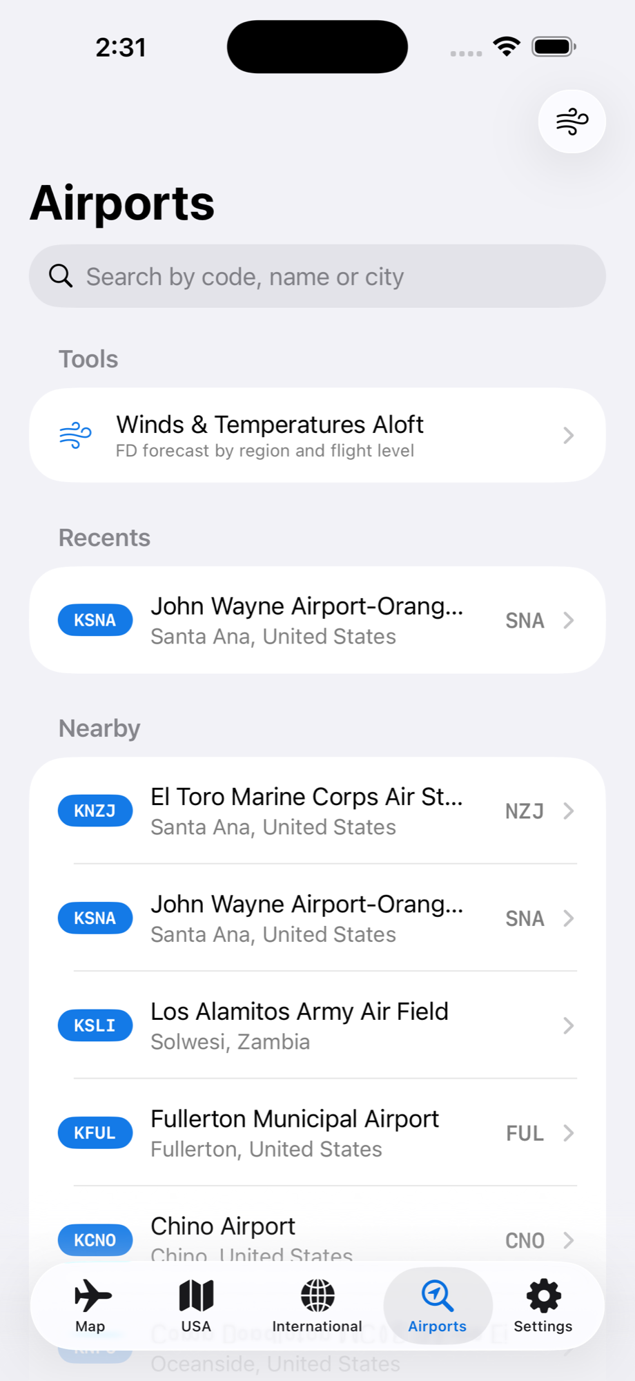 Fly Forecast screenshot