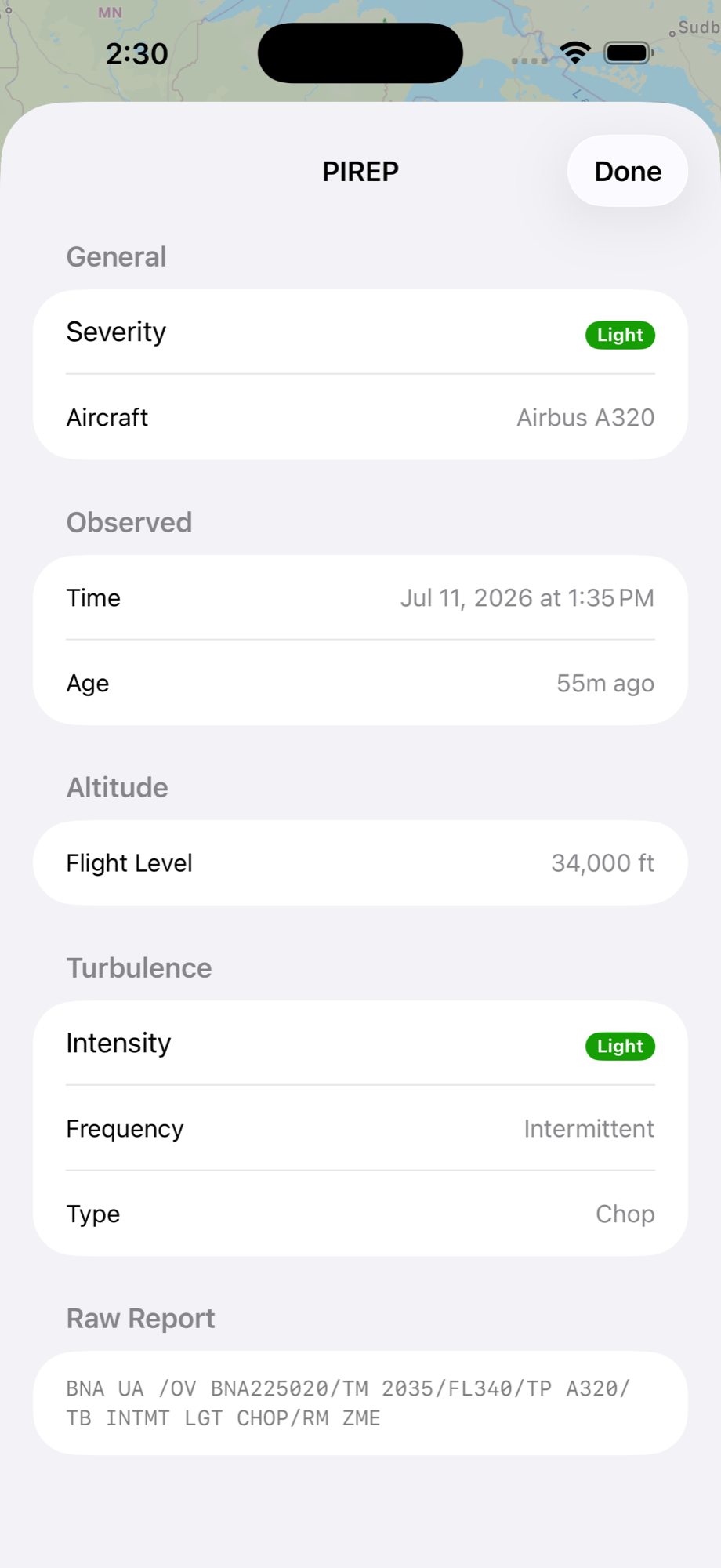 Fly Forecast screenshot