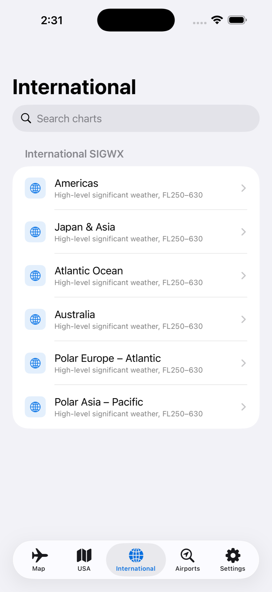 Fly Forecast screenshot