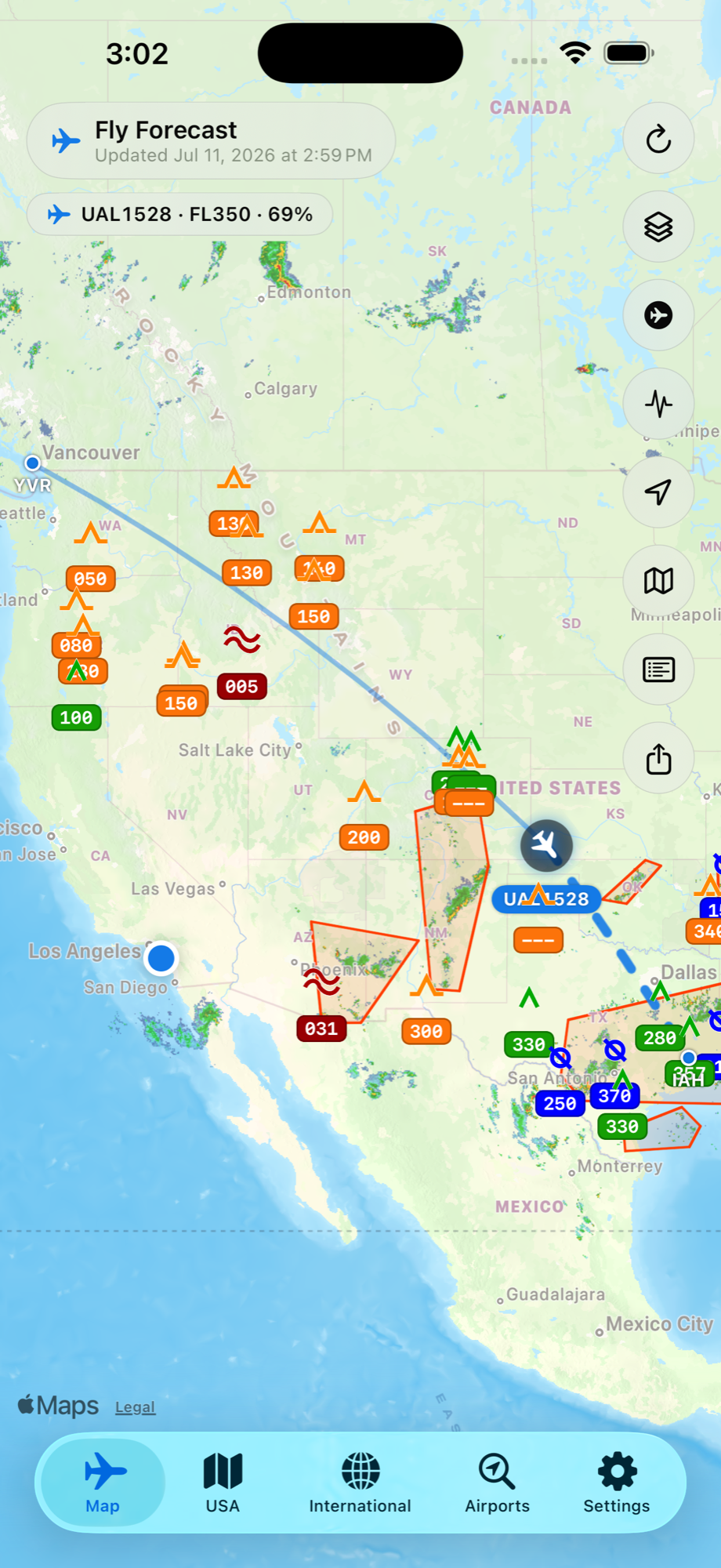 Fly Forecast screenshot